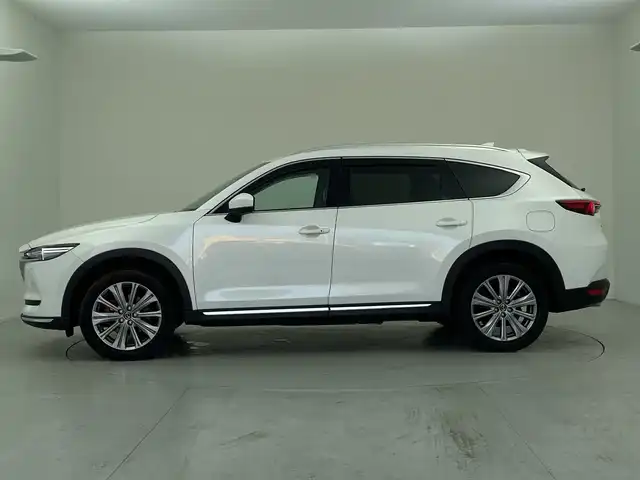 マツダ ＣＸ－８ XD エクスクルーシブモード 愛知県 2022(令4)年 2.2万km スノーフレイクホワイトパールマイカ マツダコネクトナビ/・Bluetooth/・CD/DVD/・フルセグテレビ/・USB接続/３６０°ビューモニター/アルパインフリップダウンモニター/ブラインドスポットモニター/衝突軽減ブレーキ/レーンキープアシスト/アダプティブハイビーム/アダプティブクルーズコントロール/ダウンヒルアシストコントロール/シートヒーター/ベンチレーション/メモリーシート/ＥＴＣ