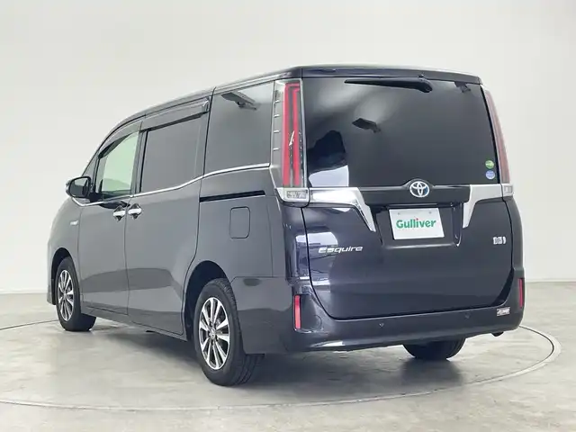 トヨタ エスクァイア ハイブリッド Gi プレミアムパッケージ 群馬県 2019(平31)年 3.2万km スパークリングブラックパールクリスタルシャイン 純正１０型ナビ　純正１２．１型後席モニター　バックカメラ　ビルトインＥＴＣ２．０　衝突被害軽減ブレーキ　クルーズコントロール　ハーフレザーシート　シートヒーター　ハンドルヒーター　ＬＥＤライト　禁煙車