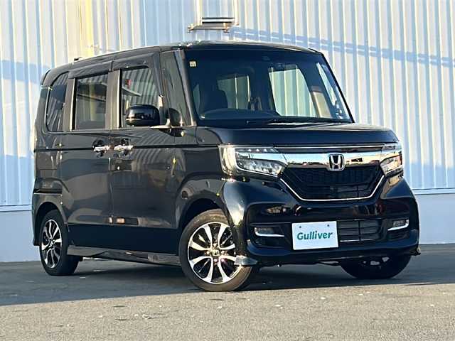 ホンダ Ｎ ＢＯＸ カスタム G L ホンダセンシング 三重県 2018(平30)年 4.8万km クリスタルブラックパール 純正ナビ/バックカメラ/ビルトインＥＴＣ/両側パワースライドドア/スペアキー/後方コーナーセンサー/前後ドラレコ/ＵＳＢ給電/追従クルーズコントロール/レーンキープアシスト/ＬＥＤオートライト/電動格納ミラー/禁煙車