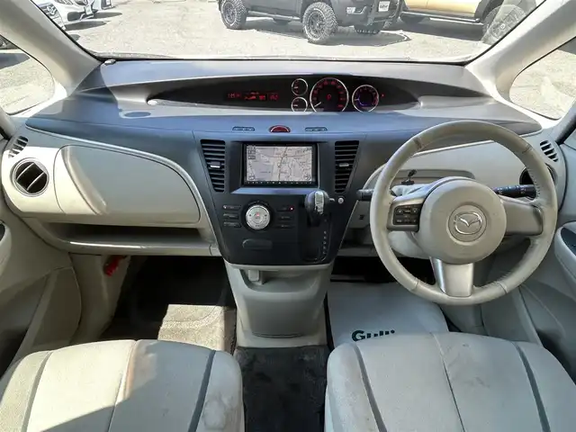 マツダ ビアンテ 20S 和歌山県 2008(平20)年 11.5万km クリスタルホワイトパールマイカ clarion製ナビ(ワンセグTV/CD/DVD/USB/SD/VTR/Bluetooth)/両側パワースライドドア/ETC/ワンオーナー/バックカメラ/純正アルミホイール/純正フロアマット/純正ドアバイザー/取扱説明書/保証書