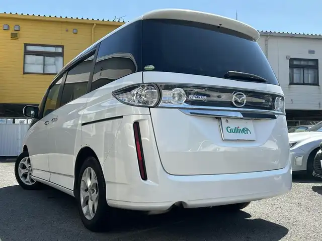 マツダ ビアンテ 20S 和歌山県 2008(平20)年 11.5万km クリスタルホワイトパールマイカ clarion製ナビ(ワンセグTV/CD/DVD/USB/SD/VTR/Bluetooth)/両側パワースライドドア/ETC/ワンオーナー/バックカメラ/純正アルミホイール/純正フロアマット/純正ドアバイザー/取扱説明書/保証書