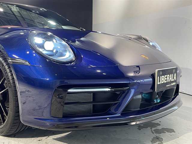 ポルシェ ポルシェ ９１１ カレラ4 GTS 道央・札幌 2023(令5)年 0.9万km 紺Ｍ フロントアクスルリフティングシステム/ボルドーレッドレザーインテリア/スポーツクロノパッケージ/スポーツエキゾースト/レーンチェンジアシスト/トラフィックジャム付ＡＣＣ/ターボＳホイール２０／２１インチ/ゲンチアンブルーメタリック/スペアキーレス/新車時保証書/取扱説明書