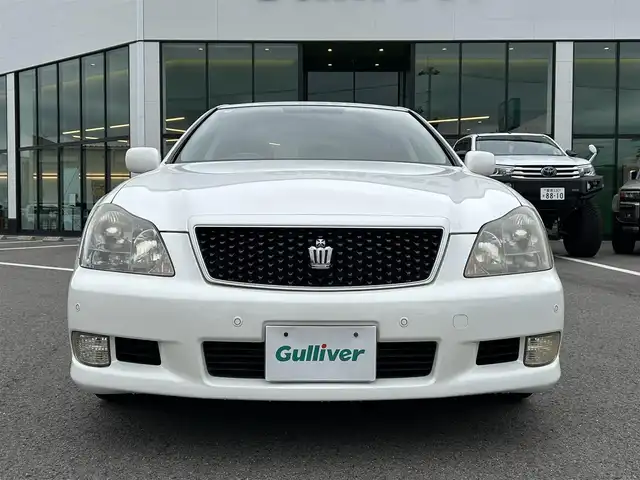 トヨタ クラウン アスリート プレミアムエディション 愛媛県 2007(平19)年 4.7万km ホワイトパールクリスタルシャイン 登録時走行距離：46550km/メーカーOP純正ナビ/ビルトインETC/バックカメラ/クルコン/パーキングアシスト/寒冷地仕様/盗難防止装置/横滑り防止装置/サンルーフ/シートメモリー/D+Nシートヒーター/D+Nパワーシート/オートライト/エンジンスタートボタン/スマートキー/スペアキー1本/エアロ/純正アルミホイール/純正フロアマット