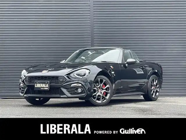 アバルト １２４ スパイダー 1イヤーアニバーサリー 山梨県 2017(平29)年 2.4万km 黒 100台限定/専用色（ネロ サンマリノ1972）/ＲＥＣＡＲＯ半黒革　/ｂｒｅｍｂｏ　/純正ＨＤＤナビ　/Ｂカメラ　/フルセグＴＶ　/ＢＴ　/ＣＤ　/クルコン　/シートヒーター　/ＥＴＣ　/ＬＥＤヘッドライト　/Ａライト　/コーナーセンサー/純正17インチAW