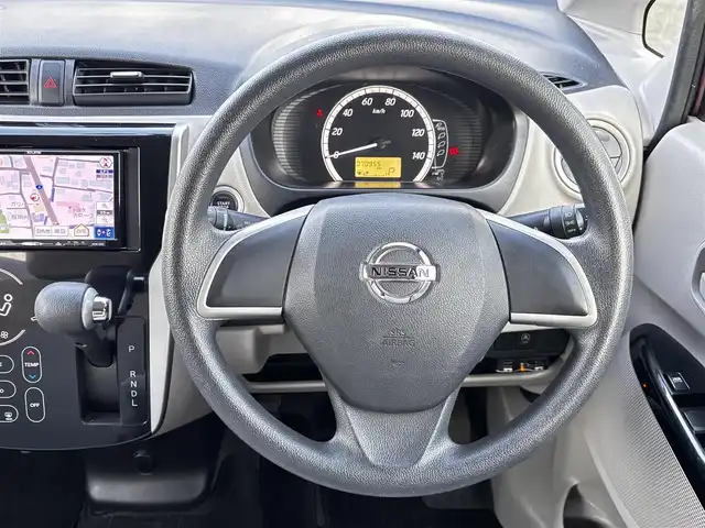 日産 デイズ X 熊本県 2013(平25)年 7.1万km レディッシュマルーンPM 社外7インチナビ（AVN-G02）/【フルセグTV/CD/DVD】/全方囲カメラ/バックカメラ/アイドリングストップ/前後ドライブレコーダー/ETC/オートライト/ウィンカーミラー/プッシュスタート/純正フロアマット/純正ドアバイザー/盗難防止装置/保証書/取扱説明書