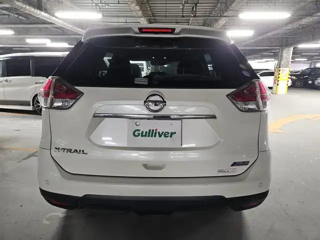 日産 エクストレイル ハイブリッド 20X エマージェンシーブレーキ 宮崎県 2016(平28)年 8.8万km ブリリアントホワイトパール 4WD/純正MOPナビ/フルセグTV/リモコンオートバックドア/アラウンドビューモニター/ビルトインETC/クルーズコントロール/エマージェンシーブレーキ/踏み間違い衝突防止アシスト/車線逸脱警報/進入禁止標識検知システム/フロント/バックソナー/LEDヘッドランプ/革巻きステアリング/ステアリングスイッチ/合皮防水シート/前席シートヒーター/純正17インチアルミホイール/スマートキー/プッシュエンジンスターター/イモビライザー/禁煙車