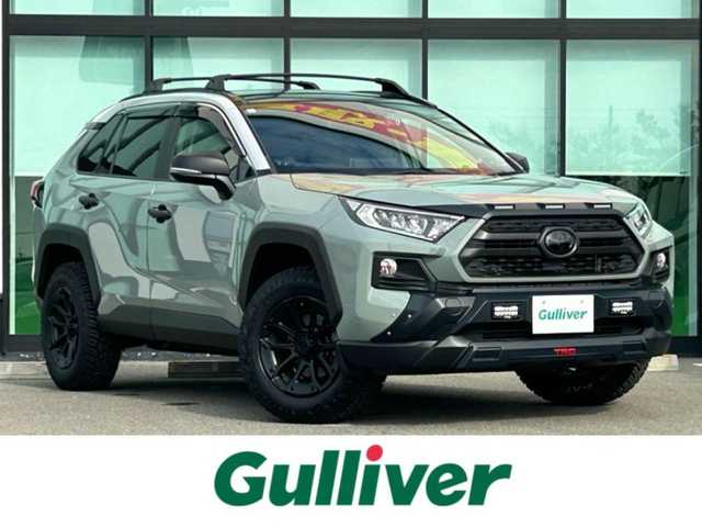 トヨタ ＲＡＶ４ アドベンチャー 和歌山県 2021(令3)年 3.4万km アッシュグレーメタリック/アーバンカーキ TRDフロントガーニッシュ/サンルーフ/ブロックタイヤ/ルーフレール/純正ナビ/バックカメラ/衝突軽減ブレーキ/レーダークルーズコントロール/ブラインドスポットモニター/横滑り抑制機能/ドライブレコーダー/純正ビルトインETC2.0/パワーシート/シートヒーター/シートエアベンチレーション/ステアリングヒーター/LEDヘッドライト/フォグランプ/オートライト/オートマチックハイビーム