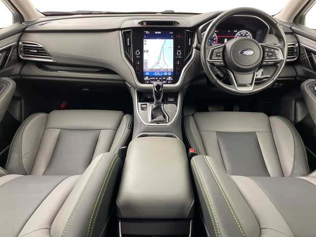 スバル アウトバック X－ブレイクEX 道央・札幌 2022(令4)年 4.3万km クリスタルブラックシリカ ・ワンオーナー/・4WD/・寒冷地仕様/・純正11.6インチセンターインフォメーションディスプレイ/&TV&BT&Apple Car Play&Android Auto/・バック、サイドカメラ/・パワーバックドア/・アイサイトX/・レーダークルーズコントロール/・ブラインドスポットモニター/・ハーフレザーシート/・前席パワーシート/・全席シートヒーター/・ステアリングヒーター/・ビルトインETC/・社外全方位ドライブレコーダー/・スマートキー一体型エンジンスターター/・TVキャンセラー/・LEDヘッドライト/・スマートキー/・社外AWスタッドレスタイヤ積込