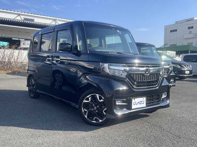 ホンダ Ｎ ＢＯＸ カスタム G L ターボ ホンダセンシング 熊本県 2020(令2)年 9.5万km クリスタルブラックパール (株)IDOMが運営する【じしゃロン熊本店】の自社ローン対象車両になります。こちらは現金ご利用時の価格です。自社ローンご希望の方は別途その旨お申付け下さい。　/純正ナビ（VXM-214VFi）/バックカメラ/フルセグテレビ/DVD/CD/ビルトインETC/ハーフレザーシート/シートヒーター/両側パワースライドドア/クルーズコントロール/コーナーセンサー/LEDヘッドライト/オートライト/スマートキー/純正15インチアルミホイール
