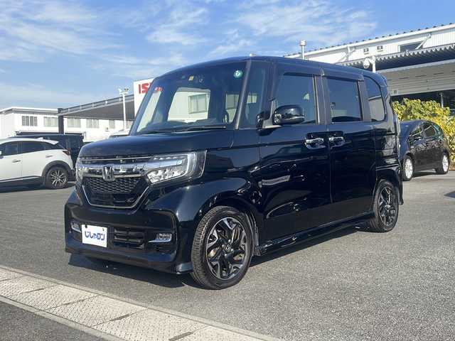 ホンダ Ｎ ＢＯＸ カスタム G L ターボ ホンダセンシング 熊本県 2020(令2)年 9.5万km クリスタルブラックパール (株)IDOMが運営する【じしゃロン熊本店】の自社ローン対象車両になります。こちらは現金ご利用時の価格です。自社ローンご希望の方は別途その旨お申付け下さい。　/純正ナビ（VXM-214VFi）/バックカメラ/フルセグテレビ/DVD/CD/ビルトインETC/ハーフレザーシート/シートヒーター/両側パワースライドドア/クルーズコントロール/コーナーセンサー/LEDヘッドライト/オートライト/スマートキー/純正15インチアルミホイール