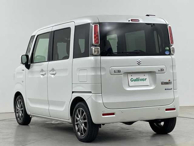 スズキ スペーシア HYBRID G 岩手県 2018(平30)年 6.5万km ピュアホワイトP ・衝突被害軽減ブレーキ/・車線逸脱警報/・クリアランスソナー/・社外ディスプレイオーディオ/・バックカメラ/・エンジンスターター/・ドライブレコーダー/・ホイール付きノーマルタイヤ積込/・運転席シートヒーター/・スマートキー/・エンジンプッシュスタート