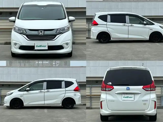 ホンダ フリード ハイブリット EX 静岡県 2019(令1)年 6.9万km ホワイトオーキッドパール 6人乗り/純正9インチナビ/・フルセグ/CD/DVD/Bluetooth/バックカメラ/ビルトインETC2.0/両側パワースライドドア/クルーズコントロール追従有/ハーフレザーシート/革巻きステアリング/スマートキー/・プッシュスタート/LEDヘッドライト/・フォグランプ/ドアバイザー/社外16インチアルミホイール/純正フロアマット