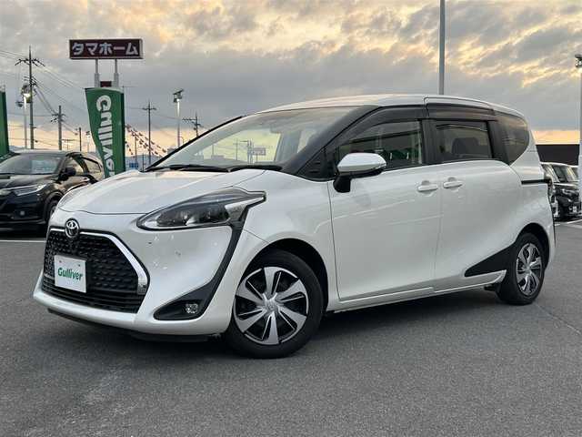 トヨタ シエンタ G クエロ 奈良県 2020(令2)年 4.9万km ホワイトパールクリスタルシャイン 両側パワースライドドア/純正ナビ(フルセグTV/CD/DVD/AM・FM/BT)/アラウンドビューモニター/ビルトインETC2.0/前方ドラレコ/ハーフレザーシート/トヨタセーフティセンス/インテリジェントクリアランスソナー/アイドリングストップ機能/LEDヘッドライト/LEDフロントフォグランプ/ドアバイザー