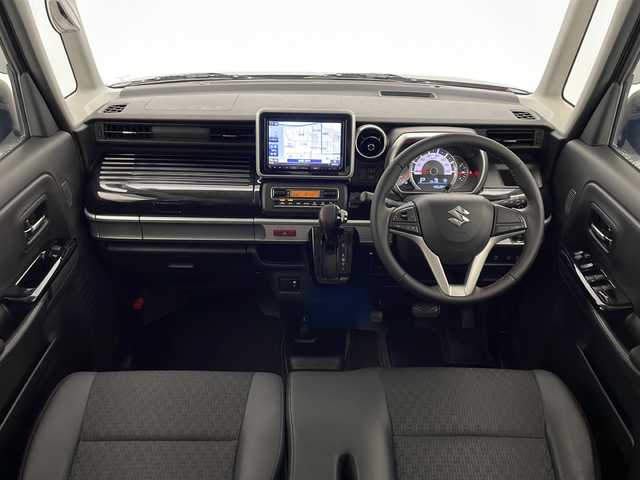 スズキ スペーシア カスタム HYBRID XS 宮崎県 2018(平30)年 5万km ムーンライトバイオレットPM 禁煙車/衝突被害軽減ブレーキ/社外8型ナビTV/（PIONEER/AVIC-RLS901/CD/DVD/Bluetooth/フルセグTV)/社外前後ドライブレコーダー/社外ETC/純正LEDオートライト/純正LEDフォグ/純正15インチアルミ/純正エアロ/純正ルーフエンドスポイラー/純正フロアマット/全方位モニター/両側電動スライドドア/レーンディパーチャーアラート/クリアランスソナー/エネチャージ/オートエアコン/シートヒーター/ハーフレザーシート/ウインカードアミラー/スマートキー/プッシュエンジンスタート/スペアキー/新車時保証書/取扱い説明書