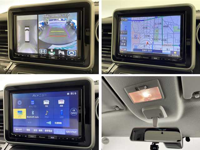 スズキ スペーシア カスタム HYBRID XS 宮崎県 2018(平30)年 5万km ムーンライトバイオレットPM 禁煙車/衝突被害軽減ブレーキ/社外8型ナビTV/（PIONEER/AVIC-RLS901/CD/DVD/Bluetooth/フルセグTV)/社外前後ドライブレコーダー/社外ETC/純正LEDオートライト/純正LEDフォグ/純正15インチアルミ/純正エアロ/純正ルーフエンドスポイラー/純正フロアマット/全方位モニター/両側電動スライドドア/レーンディパーチャーアラート/クリアランスソナー/エネチャージ/オートエアコン/シートヒーター/ハーフレザーシート/ウインカードアミラー/スマートキー/プッシュエンジンスタート/スペアキー/新車時保証書/取扱い説明書