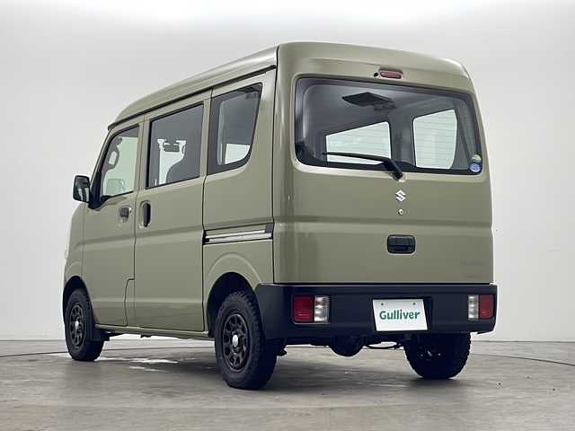 スズキ エブリイ PA 秋田県 2017(平29)年 5.2万km 緑 ４ＷＤ/ワンオーナー/ＡＢＳ/ＭＴモード付ＡＴ/純正ラジオ（ＡＭ　ＦＭ）/前方ドライブレコーダー/ハロゲンヘッドライト/オートライト/布系シート/社外フロアマット/社外１２インチアルミホイール/スペアーキ－１本/保証書