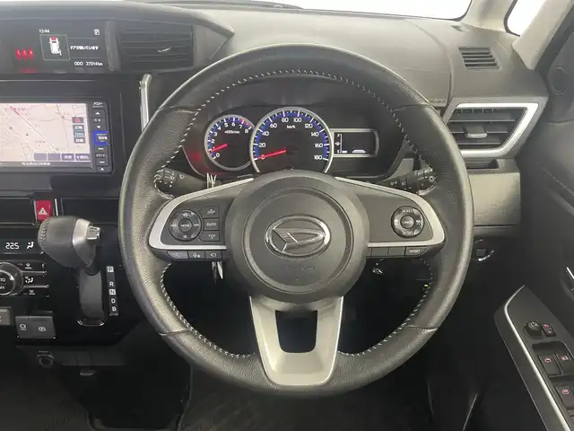ダイハツ トール カスタムG ターボ 埼玉県 2020(令2)年 2.7万km ブラックマイカメタリック/ターコイズブルーマイカメタリック スマートアシスト　純正ナビ　パノラマモニター　レーダークルーズコントロール　両側パワースライドドア　ドライブレコーダー　ビルトインＥＴＣ　純正アルミホイール　オートライト　ＬＥＤヘッドライト　地デジ