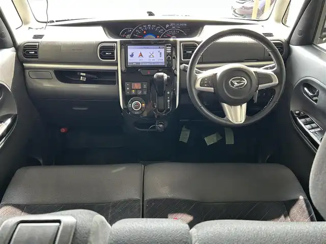 ダイハツ タント カスタム RS SA 沖縄県 2014(平26)年 3.4万km グレー (株)IDOMが運営する【じしゃロンコザ店】の自社ローン専用車両になりますこちらは現金またはオートローンご利用時の価格です。自社ローンご希望の方は別途その旨お申付け下さい/純正ナビ　/フルセグTV　/バックカメラ　/ETC　/両側パワースライドドア　/アイドリングストップ　/衝突被害軽減ブレーキ　/プッシュスタート　/スマートキー　/スペアキー　/オートライト