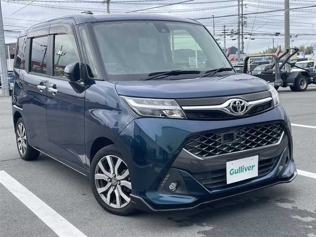 トヨタ タンク カスタムG－T 愛媛県 2017(平29)年 5.4万km レーザーブルークリスタルシャイン 社外ナビ/CD/DVD/Bluetooth/フルセグテレビ/全周囲車外カメラ/アイドリングストップ/ウィンカーミラー/ドアバイザー/プッシュスタート/両側パワースライドドア/ETC/前後エアロパーツ/純正アルミホイール/シートヒーター