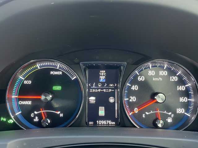 トヨタ クラウン ハイブリッド アスリートS Four 青森県 2016(平28)年 11万km ホワイトパールクリスタルシャイン 4WD/OPアドバンスパッケージ/純正SDナビ・フルセグTV/CD・DVD・Bluetooth・SD/バックカメラ/OP黒革シート/前席エアシート・シートヒーター/ステアリングヒーター/プリクラッシュセーフティ/レーダークルーズコントロール/インテリジェントクリアランスソナー/ワイパーデアイサー/前後ドライブレコーダー/ビルトインETC/LEDヘッドライト/LEDフォグランプ/純正17インチアルミ/スマートキー/プッシュスタート