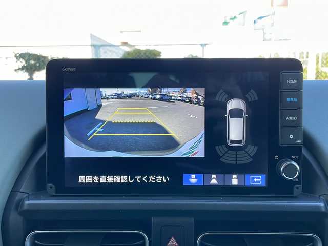 ホンダ フリード ハイブリット e:HEV クロスター 山口県 2025(令7)年 0.1千km ＬグリーンＭ 登録済未使用車/純正9インチナビ/・フルセグテレビ/・applecarplay/・androidauto/・Bluetooth接続/・AM/FM/バックカメラ/Honda SENSING/・衝突軽減ブレーキ/・踏み間違い衝突軽減システム/・急アクセル抑制機能/・路外逸脱抑制機能/・歩行者事故低減ステアリング/・渋滞追従機能付アダプティブクルーズコントロール/・車線維持支援システム/・トラフィックジャムアシスト/・先行車発進お知らせ機能/・オートマチックハイビーム/・標識認識機能/両側パワースライドドア/USB入力端子/ハーフレザーシート/シートヒーター/ウォークスルー/スマートキー/プッシュスタート/スペアキー1本/電子パーキング/純正LEDライト/純正15インチアルミホイール/ウィンカーミラー/取り扱い説明書/保証書