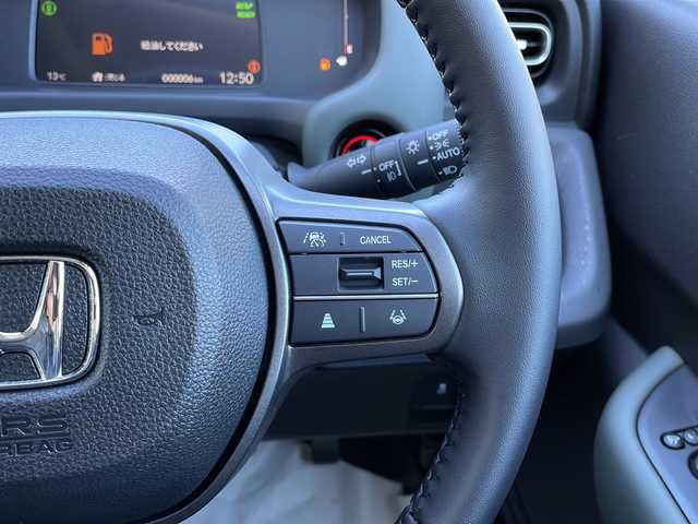 ホンダ フリード ハイブリット e:HEV クロスター 山口県 2025(令7)年 0.1千km ＬグリーンＭ 登録済未使用車/純正9インチナビ/・フルセグテレビ/・applecarplay/・androidauto/・Bluetooth接続/・AM/FM/バックカメラ/Honda SENSING/・衝突軽減ブレーキ/・踏み間違い衝突軽減システム/・急アクセル抑制機能/・路外逸脱抑制機能/・歩行者事故低減ステアリング/・渋滞追従機能付アダプティブクルーズコントロール/・車線維持支援システム/・トラフィックジャムアシスト/・先行車発進お知らせ機能/・オートマチックハイビーム/・標識認識機能/両側パワースライドドア/USB入力端子/ハーフレザーシート/シートヒーター/ウォークスルー/スマートキー/プッシュスタート/スペアキー1本/電子パーキング/純正LEDライト/純正15インチアルミホイール/ウィンカーミラー/取り扱い説明書/保証書