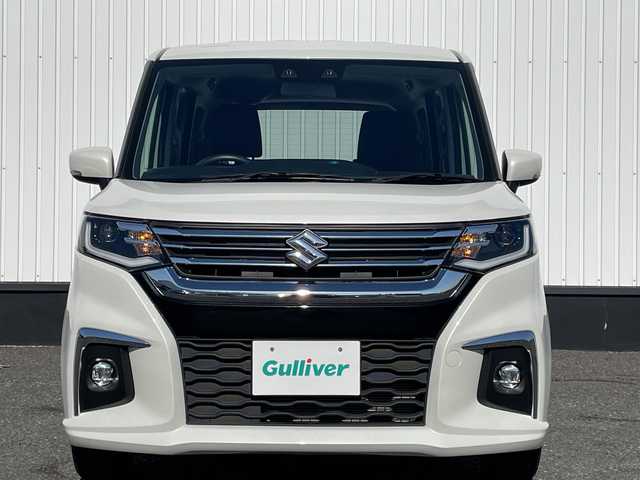 スズキ ソリオ HV MZ 千葉県 2022(令4)年 1.7万km リーフホワイト 衝突被害軽減システム/車線逸脱警報/クルーズコントロール/両側パワースライドドア/横滑り防止装置/アイドリングストップ/LEDヘッドライト/フォグランプ/オートライト/ウィンカーミラー/電動格納ミラー/純正15インチAW/シートリフター/プッシュスタート/スマートキー/スペアキー/取扱説明書/保証書