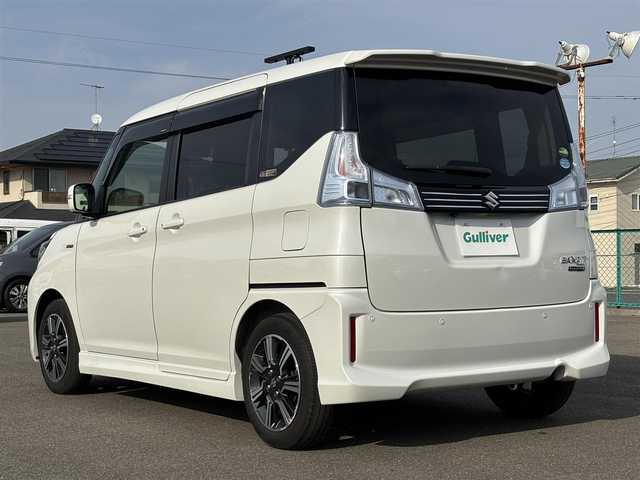 スズキ ソリオ バンディット HV SV 大分県 2020(令2)年 6.1万km ピュアホワイトP ・純正SDナビ(CD.DVD.SD.BT.USB)/・全方位カメラ/・フルセグテレビ/・テレビキャンセラー/・ALPINEフリップダウンモニター/・デュアルカメラブレーキサポート/・リアセンサー/・片側パワースライドドア/・レーダークルーズコントロール/・ETC/・ドライブレコーダー/・ステアリングリモコン/・パドルシフト/・スマートキー/・スペアキー