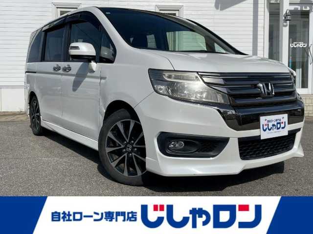 ホンダ ステップワゴン スパーダ Z クールスピリット 富山県 2013(平25)年 9.9万km ホワイトオーキッドパール (株)IDOMが運営する【じしゃロン富山店】の自社ローン専用車両になります。こちらは現金またはオートローンご利用時の価格です。自社ローンご希望の方は別途その旨お申し付け下さい/両側パワースライドドア/クルーズコントロール/ETC/フルセグTV