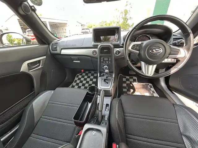 ダイハツ コペン エクスプレイ 福岡県 2016(平28)年 5.5万km オフビートカーキM ・純正ナビ/（BLUETOOTH/フルセグ/DVD再生機能有/・ETC/・シートヒーター/・サンルーフ/・純正フロアマット/・LEDライト/・アルミホイール/・CDチェンジャー