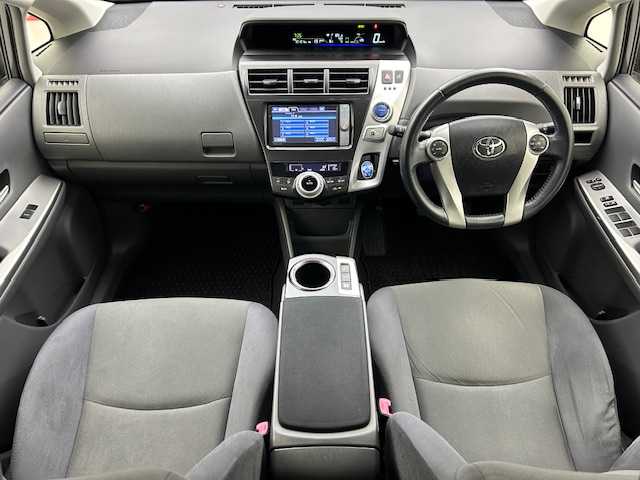 トヨタ プリウス α S ツーリングセレクション 宮城県 2012(平24)年 7.1万km グレーメタリック 1オーナー/純正ナビ/(AM/FM/CD/DVD/USB/SD)/フルセグTV/Bluetooth/バックカメラ/ETC/プッシュスタート/スマートキー/オートライト/LEDヘッドライト/フォグランプ/ヘッドライトレベライザー/ヘッドライトウォッシャー/車両接近音オフスイッチ/ドアバイザー/純正フロアマット/純正17インチアルミホイール