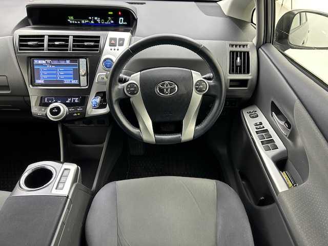 トヨタ プリウス α S ツーリングセレクション 宮城県 2012(平24)年 7.1万km グレーメタリック 1オーナー/純正ナビ/(AM/FM/CD/DVD/USB/SD)/フルセグTV/Bluetooth/バックカメラ/ETC/プッシュスタート/スマートキー/オートライト/LEDヘッドライト/フォグランプ/ヘッドライトレベライザー/ヘッドライトウォッシャー/車両接近音オフスイッチ/ドアバイザー/純正フロアマット/純正17インチアルミホイール