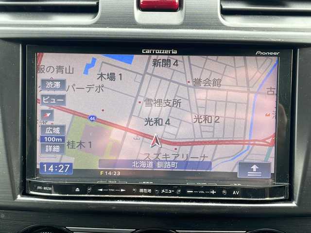 スバル インプレッサ スポーツ 1．6i－L 道東・釧路十勝 2012(平24)年 7.6万km アイスシルバーメタリック 寒冷地仕様/社外ナビ AVIC-MRZ09/(AM/FM/CD/DVD/BT)/バックカメラ/冬タイヤ15インチ積込/純正15インチAW/純正フロアマット/フルフラットシート/ドアバイザー/アイドリングストップ/フォグランプ/盗難防止装置/ABS/横滑り防止装置/スペアキー/取扱説明書/記録簿
