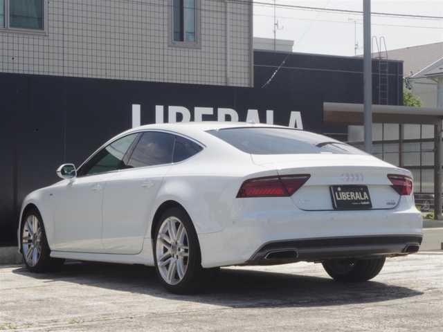 アウディ Ａ７ SB 2.0 TFSI クワトロ S LINE P 岩手県 2015(平27)年 3.1万km グレイシアホワイトメタリック Audiブレーキガード/サイドアシスト/レーンアシスト/ACC/純正ナビ/フルセグTV/F/Rカメラ/パーキングエイド/パークアシスト/サンルーフ/BOSEサウンド/LEDヘッドライト/黒革シート/シートヒーター/パワーシート/DSRC/パワーバックドア