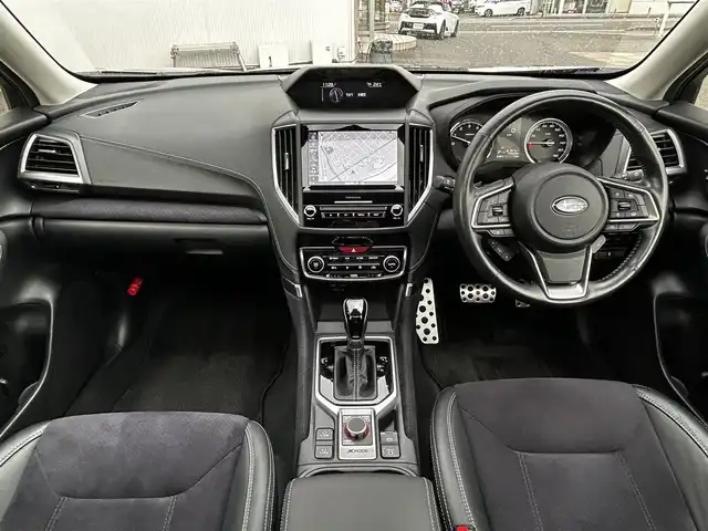 スバル フォレスター スポーツ 福島県 2021(令3)年 2.4万km クリスタルブラックシリカ 4WD ターボ/Xmode/サンルーフ/ルーフレール/純正ダイアトーンサウンドナビ/「SD/DVD/CD/BT/DTV/AM/FM/AUX」/デジタルインナーミラー/バックカメラ・左サイドカメラ/ウルトラスエード・本革ハーフレザーシート/運転席・助手席パワーシート/前席・後席シートヒーター/シートポジションメモリー/ステアリングヒーター/ステアリングスイッチ/アダプティブクルーズコントロール/パドルシフト/パワーバックドア/前後ドライブレコーダー/ETC/プッシュスタート/キーレスエントリー