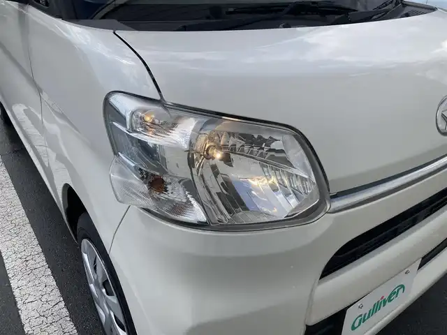ダイハツ タント L SA Ⅲ 静岡県 2018(平30)年 2.4万km パールホワイトⅢ スマートアシスト3/純正SDナビ(NSZN-W68D)/　AM FM CD DVD Bluetooth USB/リアクリアランスソナー/センターピラーレス/リアサンシェード/アイドリングストップ/ハロゲンヘッドライト/社外フロアマット/リモコンキー/スペアキー有/フルセグTV/両側スライドドア