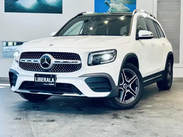 メルセデス・ベンツ ＧＬＢ２００ｄ AMGライン 大阪府 2020(令2)年 4.2万km ポーラホワイト レーダーセーフティP/サンルーフ/ＡＣＣ/純正ナビ/ＴＶ/360度カメラ/純正19インチＡＷ/ＬＥＤヘッドライト/電動リアゲート/ブラインドスポット/ワイヤレス充電/ハーフレザー/メモリ付きパワーシート/シートヒーター/ルーフレール/ETC/ドラレコ