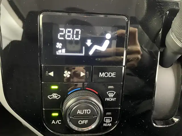 トヨタ ルーミー カスタムG S 富山県 2017(平29)年 2.1万km ブラックマイカメタリック 純正ナビ（CD　bluetooth）/ワンセグTV/バックカメラ/リアコーナーセンサー/ビルトインETC/両側パワースライドドア/前ドラレコ（DRT-H66A）/衝突軽減ブレーキ/車線逸脱警報/先行車発進お知らせ/クルーズコントロール/横滑防止装置/LEDヘッドライト/フォグ/スマートキー/プッシュスタート/純正マット・バイザー