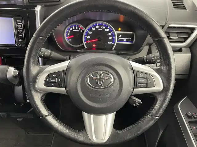 トヨタ ルーミー カスタムG S 富山県 2017(平29)年 2.1万km ブラックマイカメタリック 純正ナビ（CD　bluetooth）/ワンセグTV/バックカメラ/リアコーナーセンサー/ビルトインETC/両側パワースライドドア/前ドラレコ（DRT-H66A）/衝突軽減ブレーキ/車線逸脱警報/先行車発進お知らせ/クルーズコントロール/横滑防止装置/LEDヘッドライト/フォグ/スマートキー/プッシュスタート/純正マット・バイザー