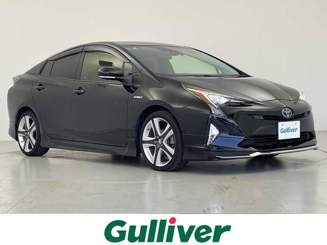 トヨタ プリウス Sセーフティプラス 愛知県 2018(平30)年 1.4万km アティチュードブラックマイカ 純正９インチナビ/・Ｂｌｕｅｔｏｏｔｈ/・フルセグ/・ＤＶＤ　ＣＤ/モデリスタエアロ/バックカメラ/ビルトインＥＴＣ/パーキングアシスト/トヨタセーフティーセンス/追従クルコン/衝突軽減/クリアランスソナー/レーンキープ/オートマチックハイビーム/LEDヘッドライト/ステアリングスイッチ