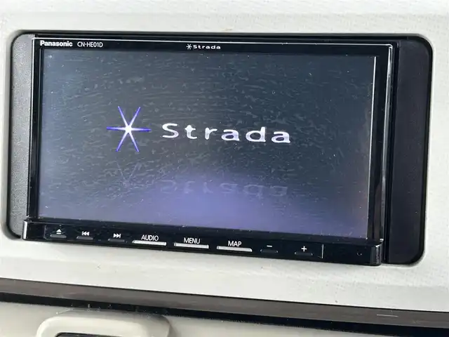 ダイハツ ムーヴ キャンバス 大阪府 2021(令3)年 2.2万km パールホワイトⅢ/ナチュラルベージュマイカメタリック 2トーン 社外ナビ　Stradaナビ/・Bluetooth/フルセグTV/CD/DVD/IPod/ラジオ/主要装備/・アラウンドビューモニター/・衝突軽減ブレーキ/・横滑り防止装置/・両側パワースライドドア/・ステアリングスイッチ/・ハロゲンヘッドライト/・オートマチックハイビーム/・ヘッドライトレベライザー/・フォグランプ/・純正ホイールキャップ/・純正フロアマット/・前後ドライブレコーダー/・ETC