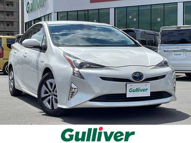 トヨタ プリウス A プレミアム 長野県 2016(平28)年 10.5万km ホワイトパールクリスタルシャイン 純正ナビ/フルセグTV/バックカメラ/横滑り防止装置/コーナーセンサー/レーンキープアシスト/衝突被害軽減システム/BSM/レーダークルーズコントロール/ドライブレコーダー/ETC/パーキングアシスト/革巻きステアリング/レザーシート/パワーシート/シートヒーター/HUD/純正フロアマット/オートライト/ハイビーム/LEDヘッドライト/フォグランプ/保証書・取扱説明書・記録簿(R2.3.5)