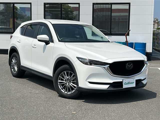 マツダ ＣＸ－５ XD プロアクティブ 山口県 2017(平29)年 5万km スノーフレイクホワイトパールマイカ 禁煙車/純正10.25インチSDナビ/・フルセグＴＶ/・Bluetooth接続/・ＡＵＸ接続/・ＣＤ/ＤＶＤ再生機能/ＢＯＳＥサウンド/バックカメラ/サイドカメラ/ETC/スマートキー×２/プッシュスタート/アダプティブＬＥＤヘッドライト/アダプティブクルーズコントロール(全車速追従機能付)/レーンキープアシスト/車線逸脱警報システム/交通標識システム/ドライバーアテンションアラート/スマートブレーキアシスト/リアパーキングセンサー