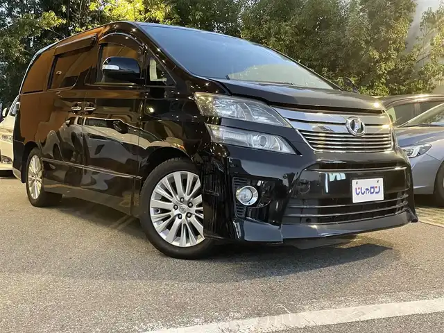 トヨタ ヴェルファイア 2．4Z 兵庫県 2012(平24)年 10.4万km ブラック (株)IDOMが運営する【じしゃロン西宮店】の自社ローン専用車両になります。こちらは現金またはオートローンご利用時の価格です。自社ローンご希望の方は別途その旨お申付け下さい/＊ETC/＊バックカメラ/＊フルセグ/＊サンルーフ/＊片側パワスラ/＊横滑り防止装置