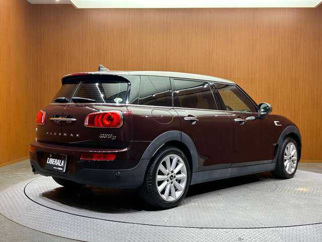 ＭＩＮＩ ミニ クラブマン クーパーD 千葉県 2018(平30)年 0.8万km ピュアバーガンディー ＡＣＣ　/純正ナビ　/バックカメラ　/ＰＤＣ　/ドライブレコーダー　/パーキングアシスト　/ＬＥＤヘッドライト　/オートライト　/電動パーキングブレーキ　/横滑り防止　/アイドリングストップ　/純正１７インチＡＷ