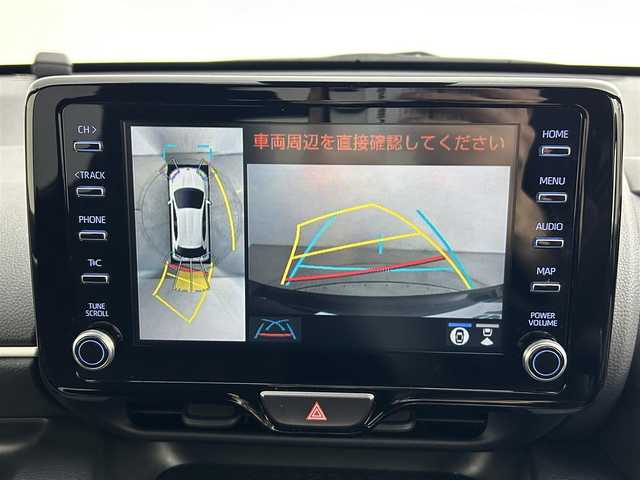 トヨタ ヤリス Z 道央・札幌 2021(令3)年 1万km ブラック ・4WD/・純正ナビ/　BT/CD/DVD/USB/Miracast/フルセグ/・全方位カメラ/・純正ビルトインETC2.0/・社外前後ドライブレコーダー/・レーダークルーズコントロール/・レーンキープアシスト/・衝突軽減ブレーキ/・横滑り防止/・ブラインドスポットモニター/・前後コーナーセンサー/・nanoe/・DRIVEMODE/・GR16インチAW/・GRエアロ/　フロント/サイド/リア/・ステアリングリモコン/・オートライト/・オートマチックハイビーム/・プッシュスタート/・スマートキー/・ドアステッカー