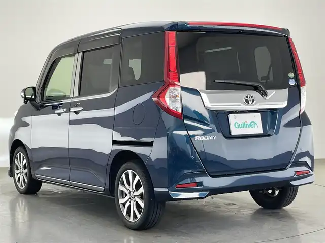 トヨタ ルーミー カスタムG－T 愛知県 2017(平29)年 8.1万km レーザーブルークリスタルシャイン 純正９型ナビ　フルセグＴＶ　Ｂｌｕｅｔｏｏｔｈ　バックカメラ　両側パワースライドドア　スマアシII　衝突軽減　クルコン　ＬＥＤオートライト　ドライブレコーダー　リアシェード　アイドリングストップ　禁煙車