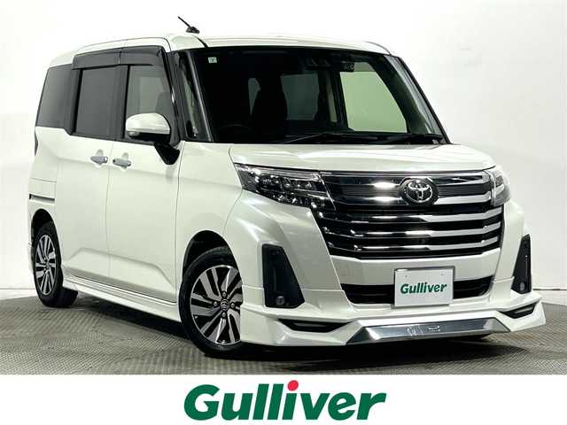 トヨタ ルーミー カスタムG 大阪府 2021(令3)年 3.9万km パールホワイトⅢ モデリスタエアロ　純正９ｉｎｃナビＴＶ　３６０カメラ　ＥＴＣ　両側パワースライドドア　衝突軽減　レーダーＣ　クリアランスソナー　シートヒーター　置くだけ充電　前後ドラレコ　ワンオーナー