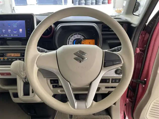 スズキ スペーシア HYBRID X 2トーン 滋賀県 2018(平30)年 5.6万km チアフルピンクメタリック/ホワイト2トーンルーフ KENWOOD製7インチナビ/【Bluetooth/CD/DVD/フルセグTV/iPod/SD】/純正ビルトインETC/バックカメラ/プリクラッシュセーフティ/レーンディパチャーアラート/リアソナー /オートライト/オートマチックハイビーム/D席シートヒーター/両側パワースライドドア/プッシュスタート/スマートキー/ドアバイザー/後席サンシェード