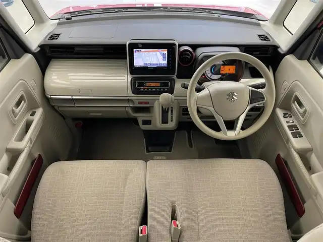 スズキ スペーシア HYBRID X 2トーン 滋賀県 2018(平30)年 5.6万km チアフルピンクメタリック/ホワイト2トーンルーフ KENWOOD製7インチナビ/【Bluetooth/CD/DVD/フルセグTV/iPod/SD】/純正ビルトインETC/バックカメラ/プリクラッシュセーフティ/レーンディパチャーアラート/リアソナー /オートライト/オートマチックハイビーム/D席シートヒーター/両側パワースライドドア/プッシュスタート/スマートキー/ドアバイザー/後席サンシェード